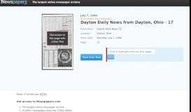 
							         Dayton Daily News from Dayton, Ohio on July 7, 1990 · 17								  
							    