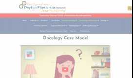 
							         Dayton, OH | Oncology Care Model - Dayton Physicians Network								  
							    