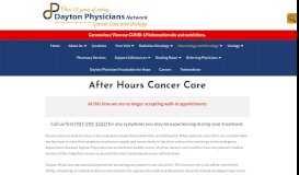 
							         Dayton, OH | Oncology Medical Home - Dayton Physicians Network								  
							    