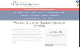 
							         Dayton, OH | Radiation Oncology - Dayton Physicians Network								  
							    