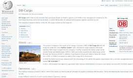 
							         DB Cargo - Wikipedia								  
							    
