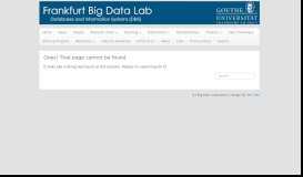 
							         DB Open Data - Frankfurt Big Data Lab								  
							    
