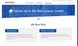 
							         DB Open Data Hackathons: Mindbox Berlin								  
							    