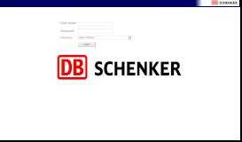 
							         DB Schenker - Customer Portal								  
							    