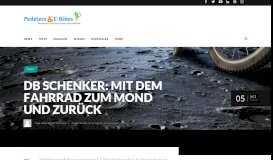 
							         DB Schenker: Mit dem Fahrrad zum Mond und zurück - Pedelecs und ...								  
							    