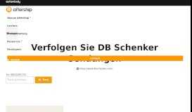 
							         DB Schenker Sendungsverfolgung – AfterShip								  
							    