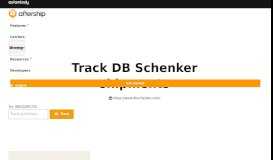 
							         DB Schenker Tracking - AfterShip								  
							    
