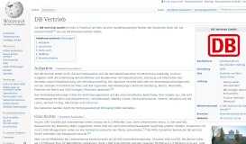 
							         DB Vertrieb – Wikipedia								  
							    