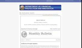 
							         DBO - Monthly Bulletin - May 2014 - GovDelivery								  
							    