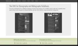 
							         DBPortal - Database Portal CMS - Advanced bibliography and ...								  
							    