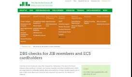 
							         DBS Checks for JIB members and ECS cardholders | JIB								  
							    