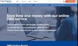 
							         DBS Online Portal • Capacitygrid								  
							    