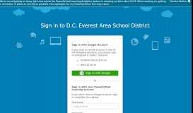 
							         D.C. Everest Area School District | PowerSchool Learning | K-12 ...								  
							    