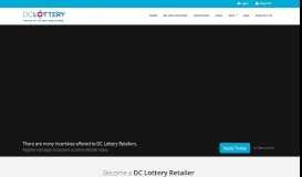 
							         DC Lottery Retailer Portal								  
							    