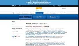 
							         DCA - Businesses - Licenses - Renew - NYC.gov								  
							    
