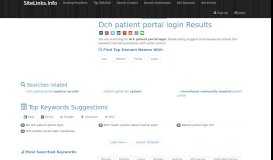 
							         Dch patient portal login Results For Websites Listing								  
							    