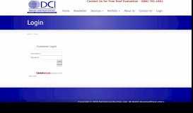 
							         DCI Customer Portal Login | DCI Commercial and Industrial ...								  
							    