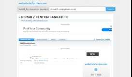 
							         dcmail2.centralbank.co.in at WI. IBM iNotes Login								  
							    
