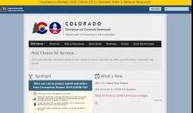 
							         DCS | - Colorado.gov								  
							    