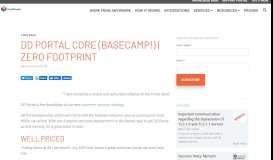 
							         DD Portal Core (Basecamp!) | Zero Footprint - DeskDirector								  
							    