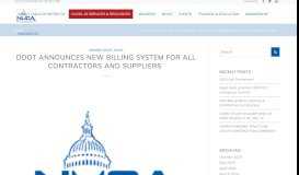 
							         DDOT announces NEW Billing System for ALL ... - NUCA of DC								  
							    