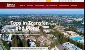 
							         De Anza College - Tops in Transfer								  
							    