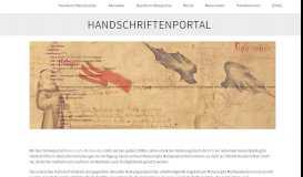 
							         DE | Handschriftenzentren - Handschriftenportal								  
							    