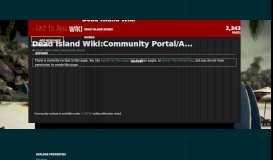 
							         Dead Island Wiki:Community Portal/Archive 1								  
							    