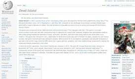 
							         Dead Island - Wikipedia								  
							    