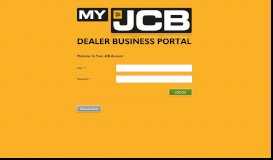 
							         Dealer Business Portal - JCB								  
							    