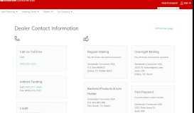 
							         Dealer Contact Info - Santander Consumer USA								  
							    