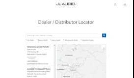 
							         Dealer Locator - JL Audio								  
							    