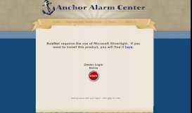 
							         Dealer Login - Anchor Alarm Center								  
							    