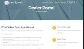 
							         Dealer Portal | AvantGuard Monitoring - Be In Good Company.								  
							    