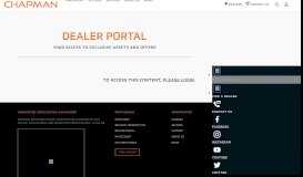 
							         Dealer Portal - Chapman Machinery Ltd								  
							    