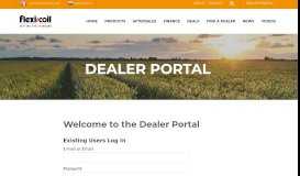 
							         Dealer Portal - Flexi-Coil								  
							    