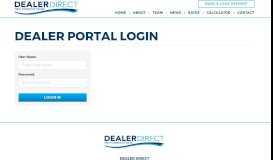 
							         Dealer Portal Login | Dealer Direct | First Community Bank								  
							    