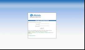 
							         Dealer Portal Login Page - Allstate Dealer Services								  
							    