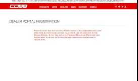 
							         Dealer Portal Registration - COBB Tuning								  
							    