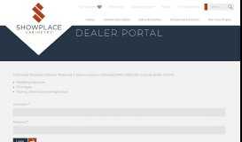 
							         Dealer Portal | Showplace Cabinetry								  
							    