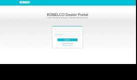 
							         Dealer Portal Site of the Kobelco Construction Machinery Group								  
							    