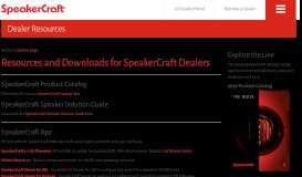 
							         Dealer Resources | Speakercraft								  
							    