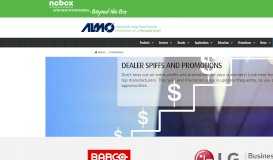 
							         Dealer SPIFFS & Promotions from LG, Epson & NEC | Almo ...								  
							    