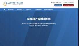 
							         Dealer Websites | Wayne Reaves Computer Systems, Inc. | Dealer ...								  
							    