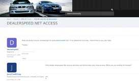 
							         DEALERSPEED.NET ACCESS | BMW M5 Forum and M6 Forums - M5Board.com								  
							    