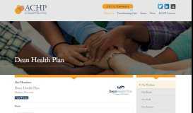 
							         Dean Health Plan - ACHP								  
							    