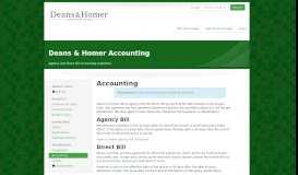 
							         Deans & Homer Accounting								  
							    
