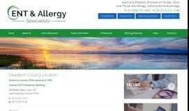 
							         Dearborn County Location * ENT & Allergy Specialists * Ludlow Hill ...								  
							    