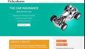 
							         Debenhams Car Insurance								  
							    