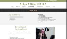 
							         Debra Miller M.D. - New London, CT - Patient Portal								  
							    
